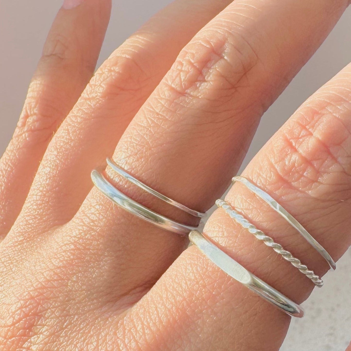 Twisted Stacking Ring