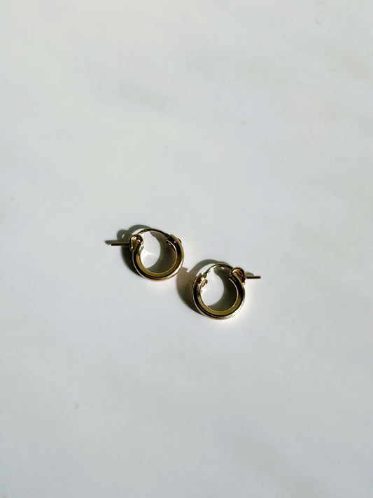 small gold hoops